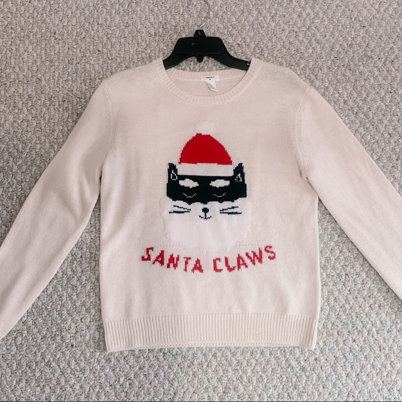 Santa Claws Holiday Sweater Sz Small - Picture 1 of 2
